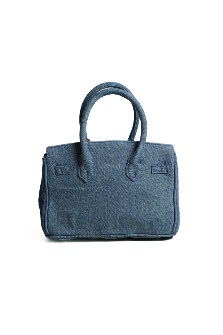 Sundaze Denim Tote Blue Small
