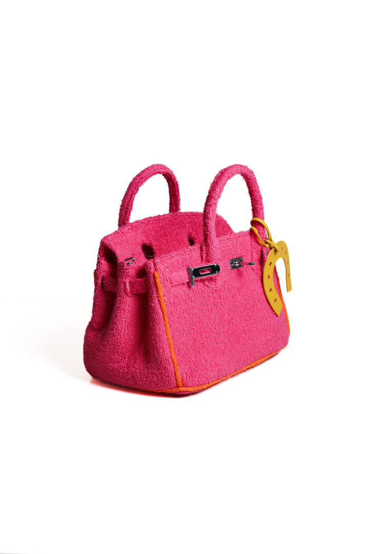 Sundaze Terrycloth Tote Bright Rose Small