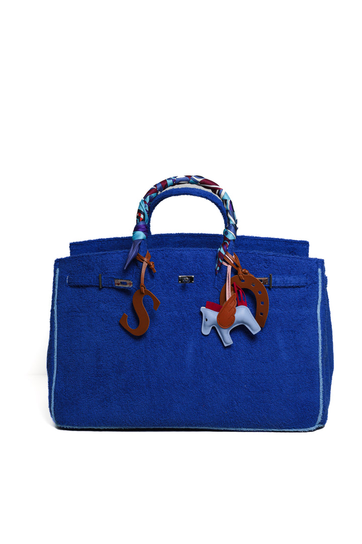 Sundaze Terrycloth Tote Royal Blue Large
