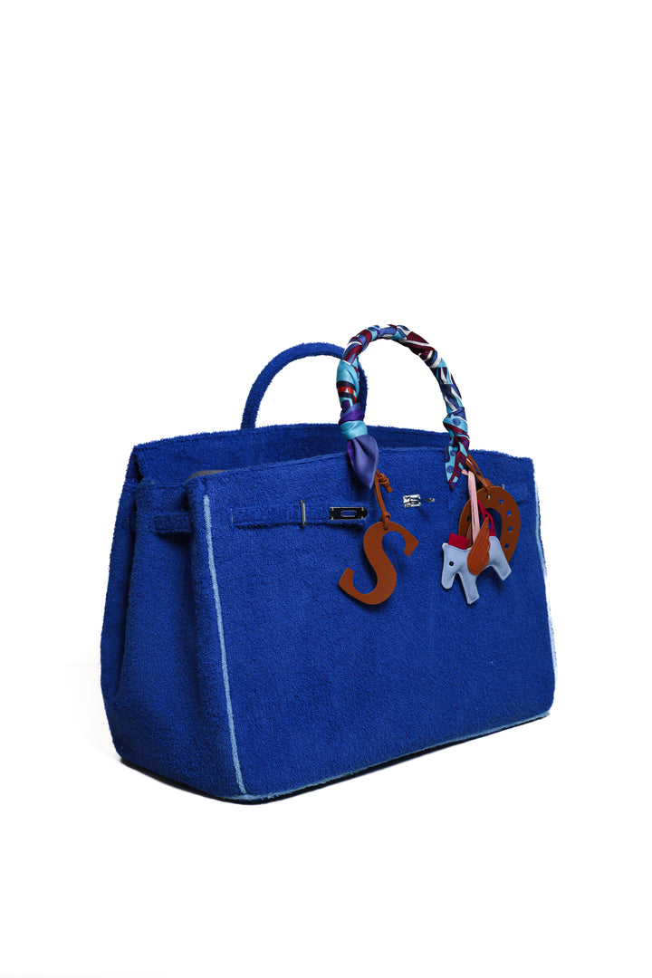 Sundaze Terrycloth Tote Royal Blue Large