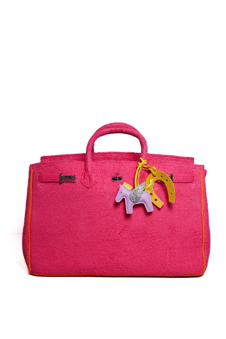 Sundaze Terrycloth Tote Bright Rose Large