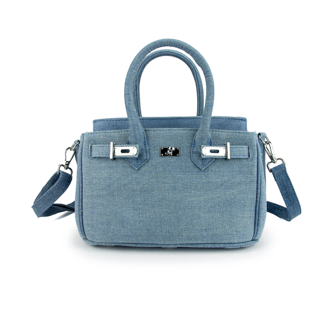Sundaze Denim Tote Blue Small