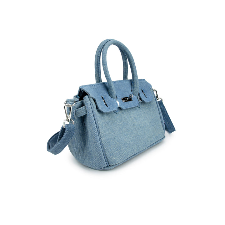 Sundaze Denim Tote Blue Small