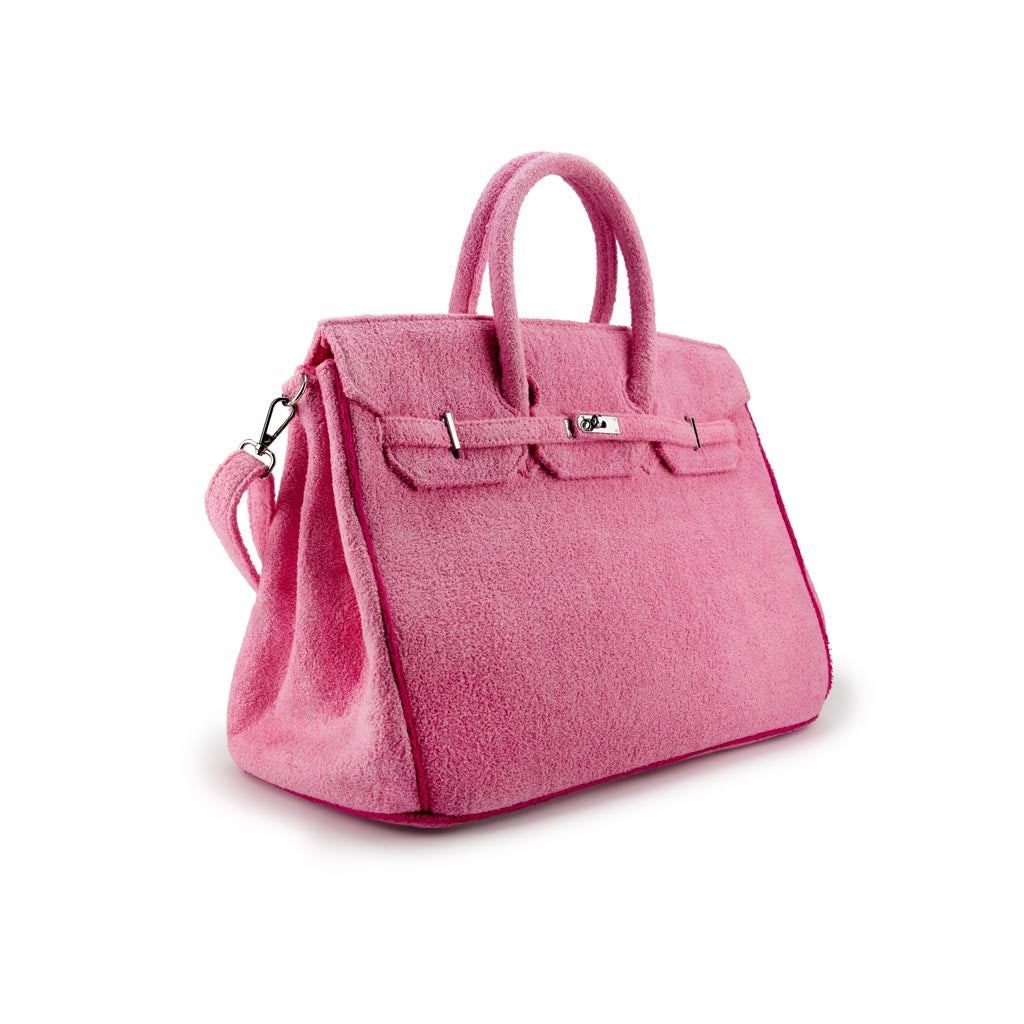 Sundaze Terrycloth Tote Candy Pink Medium