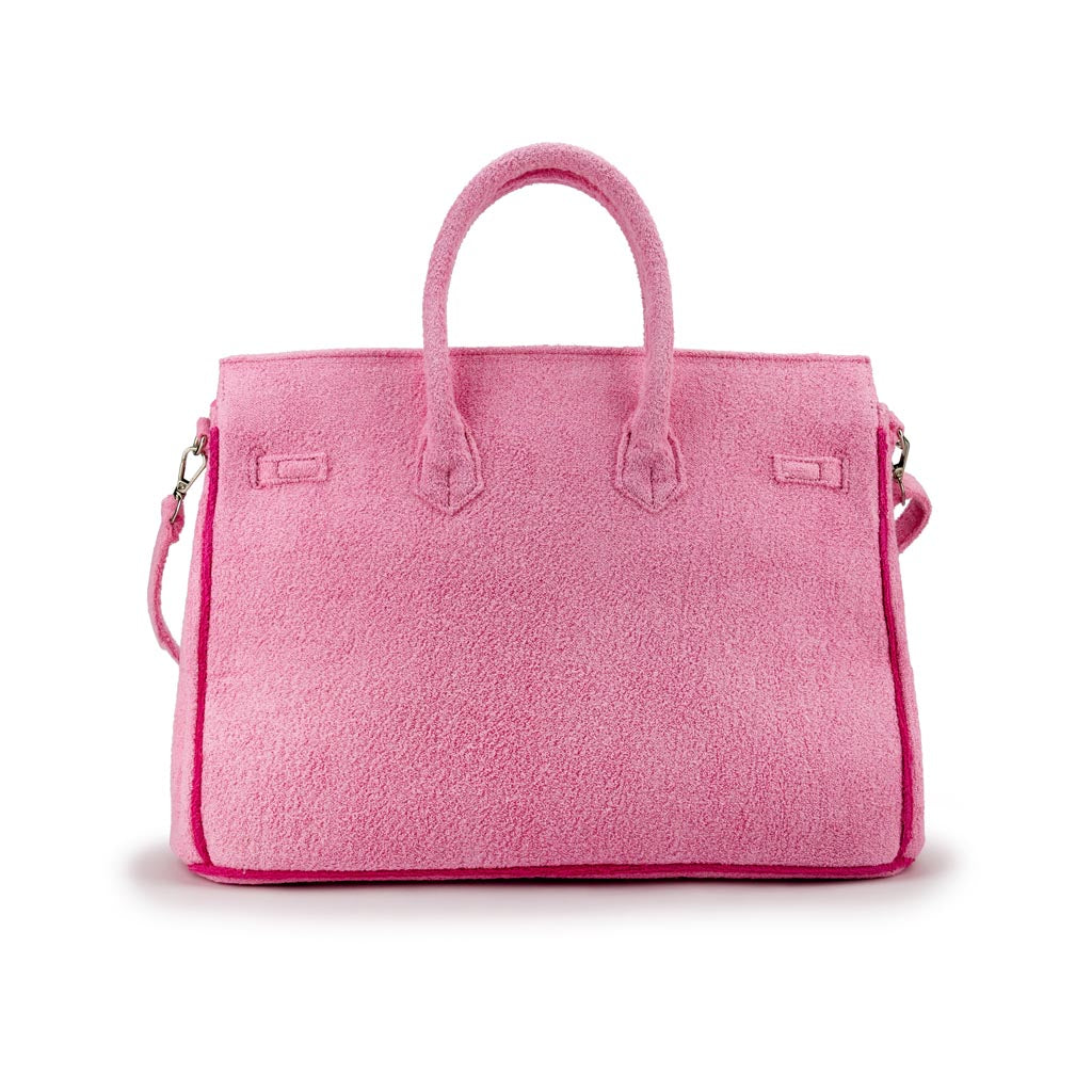 Sundaze Terrycloth Tote Candy Pink Medium