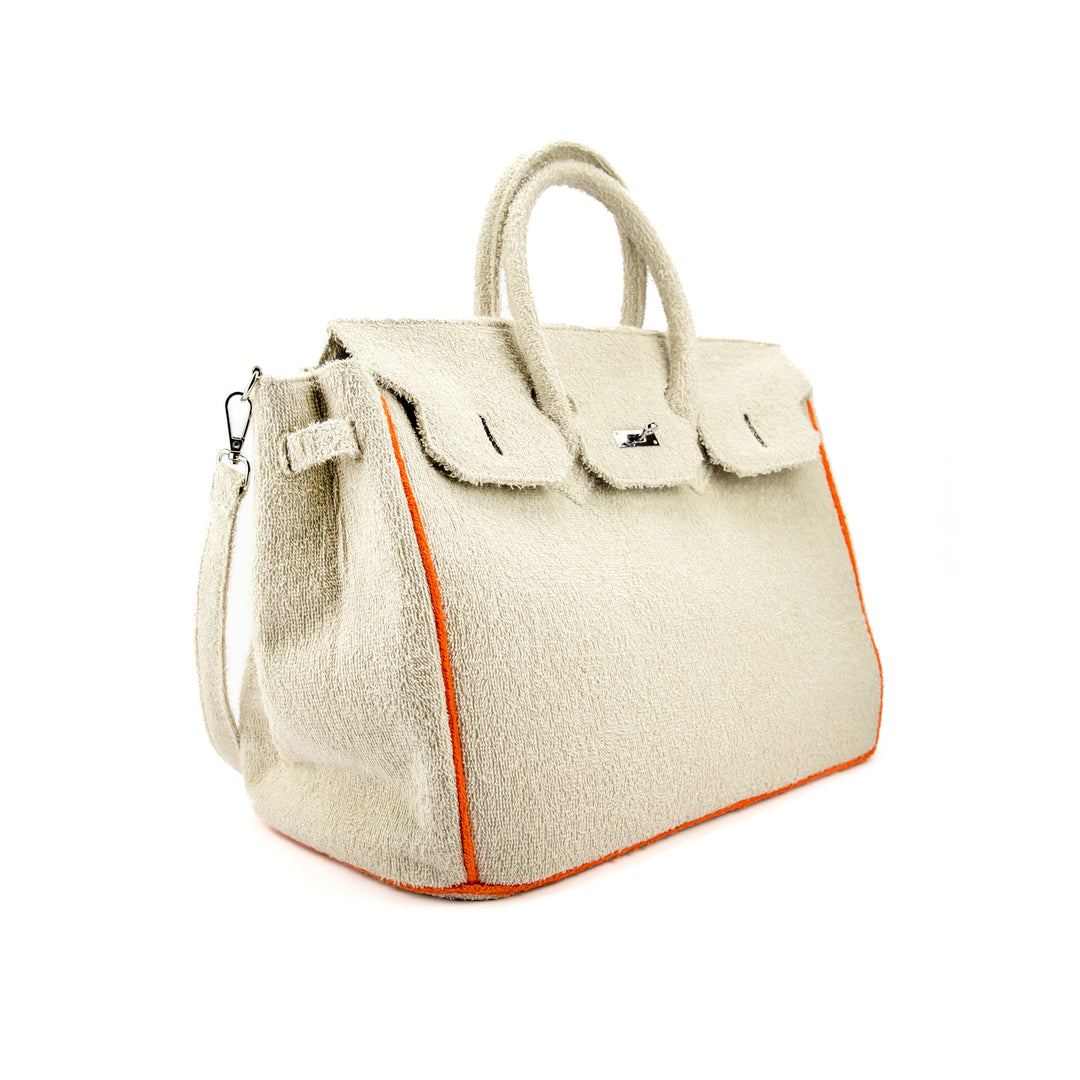 Sundaze Terrycloth Tote Sand Medium