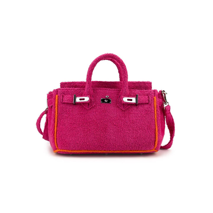 Sundaze Terrycloth Tote Bright Rose Small