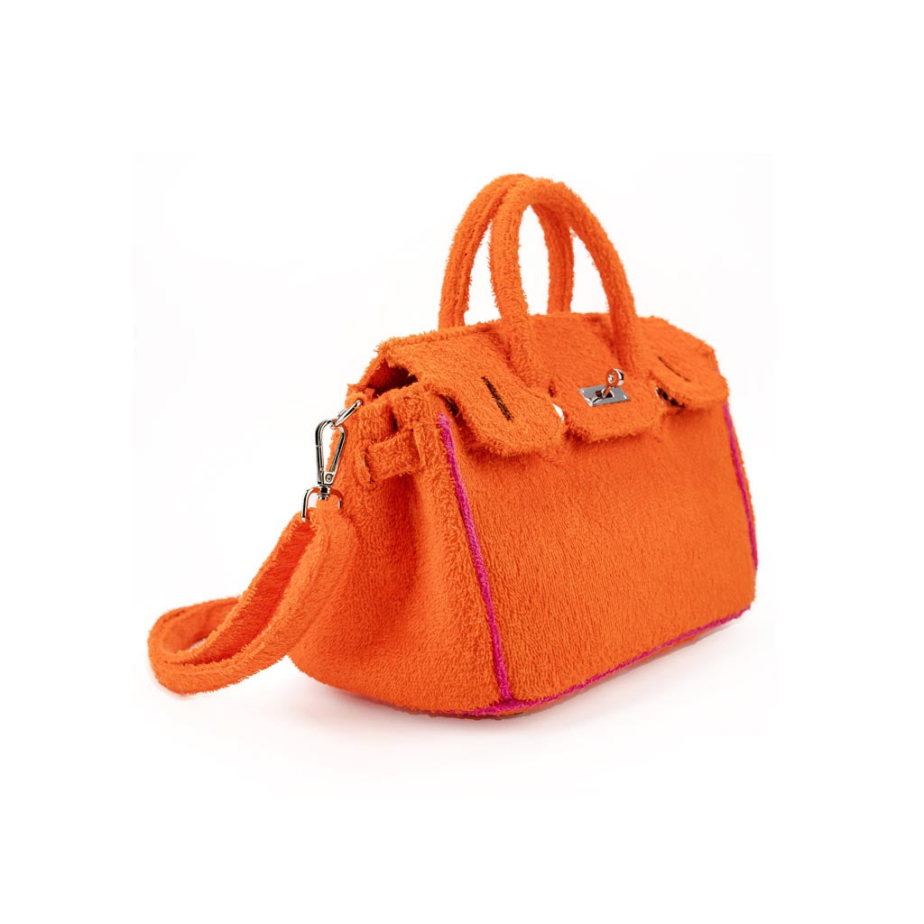 Sundaze Terrycloth Tote Tangerine Small