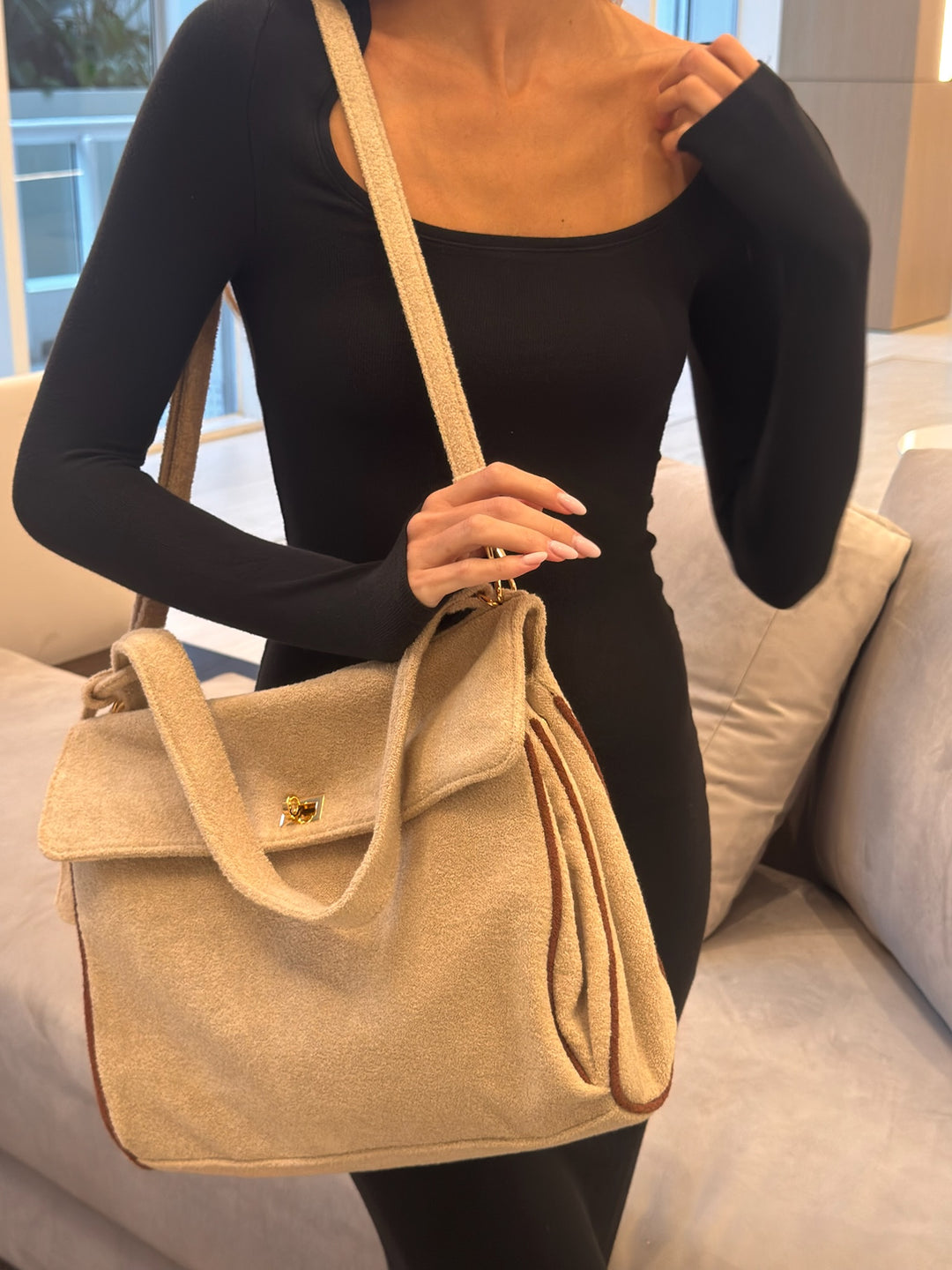 Sway Golden Sand Terry Tote